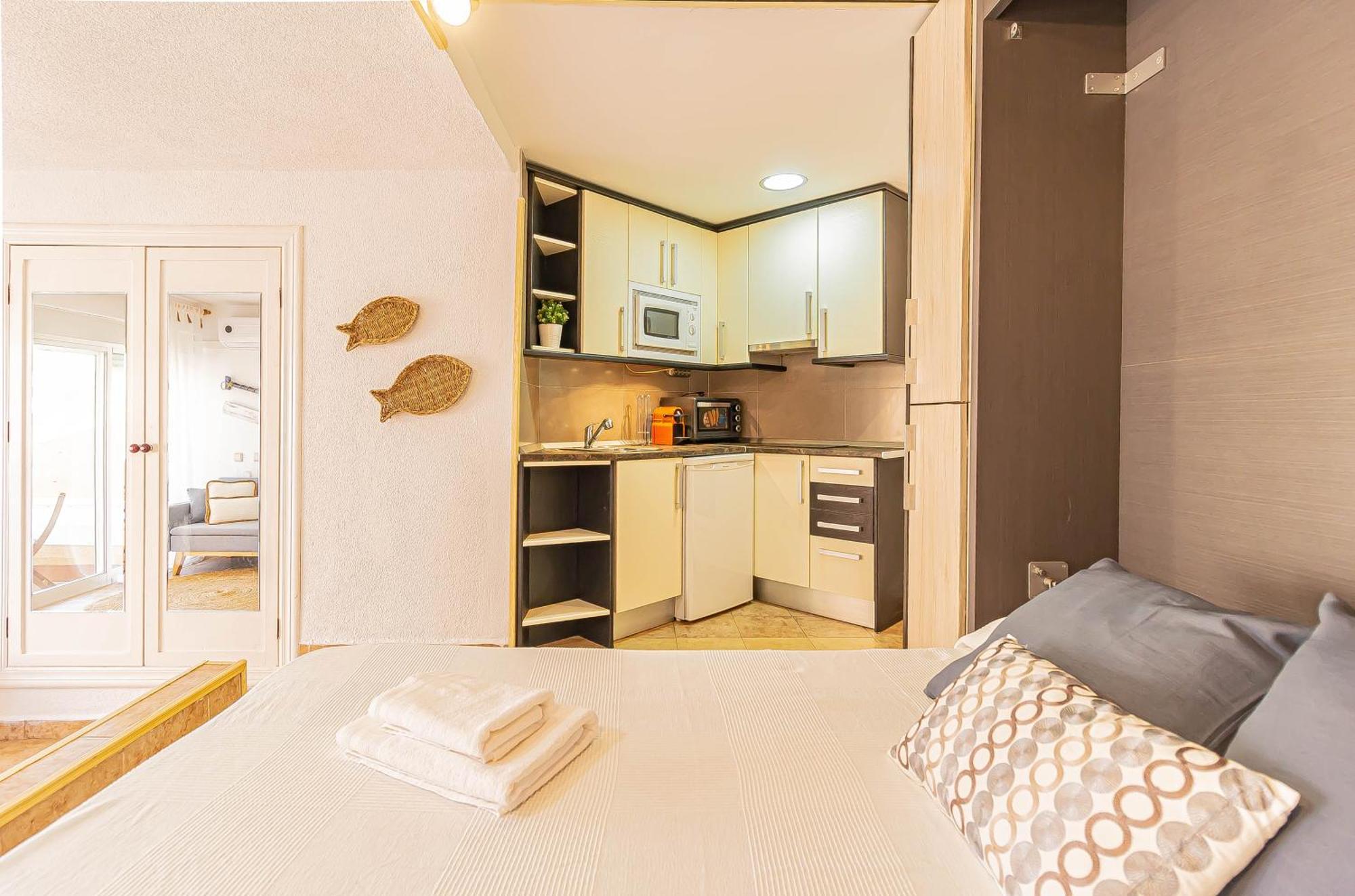 Ferienwohnung La Pecera - La Manga Del Mar Menor - Edificio Monaco - Kilometro 7 - Cama Plegable Y Sofa-Cama Exterior foto