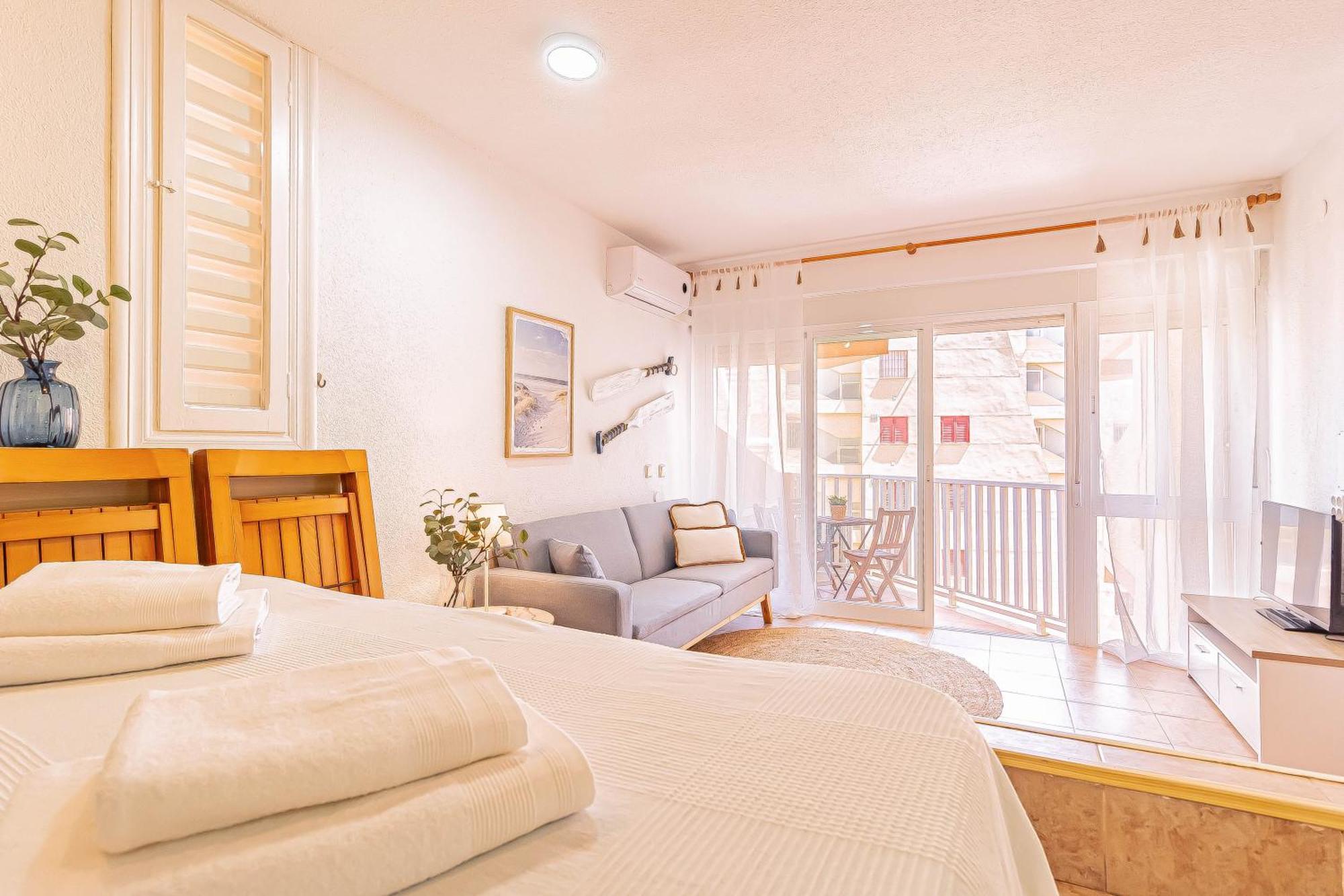 Ferienwohnung La Pecera - La Manga Del Mar Menor - Edificio Monaco - Kilometro 7 - Cama Plegable Y Sofa-Cama Exterior foto